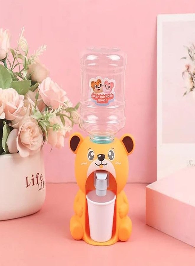 Coracy Bear-Shaped Kids Water Dispenser Toy - Mini Drinking Fountain for Water, Juice, Milk - Cartoon Clay Kitchen Toy for Boys & Girls - Image 4